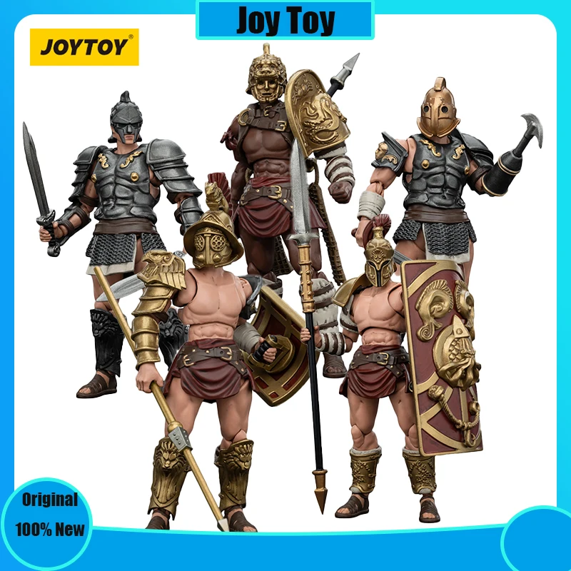 JOYTOY Roman Gladiator Action Figure Hasta Thraex Secutor Dimachaerus Retiarius Gladiator Joint Action Figures Toys Pre-Sale