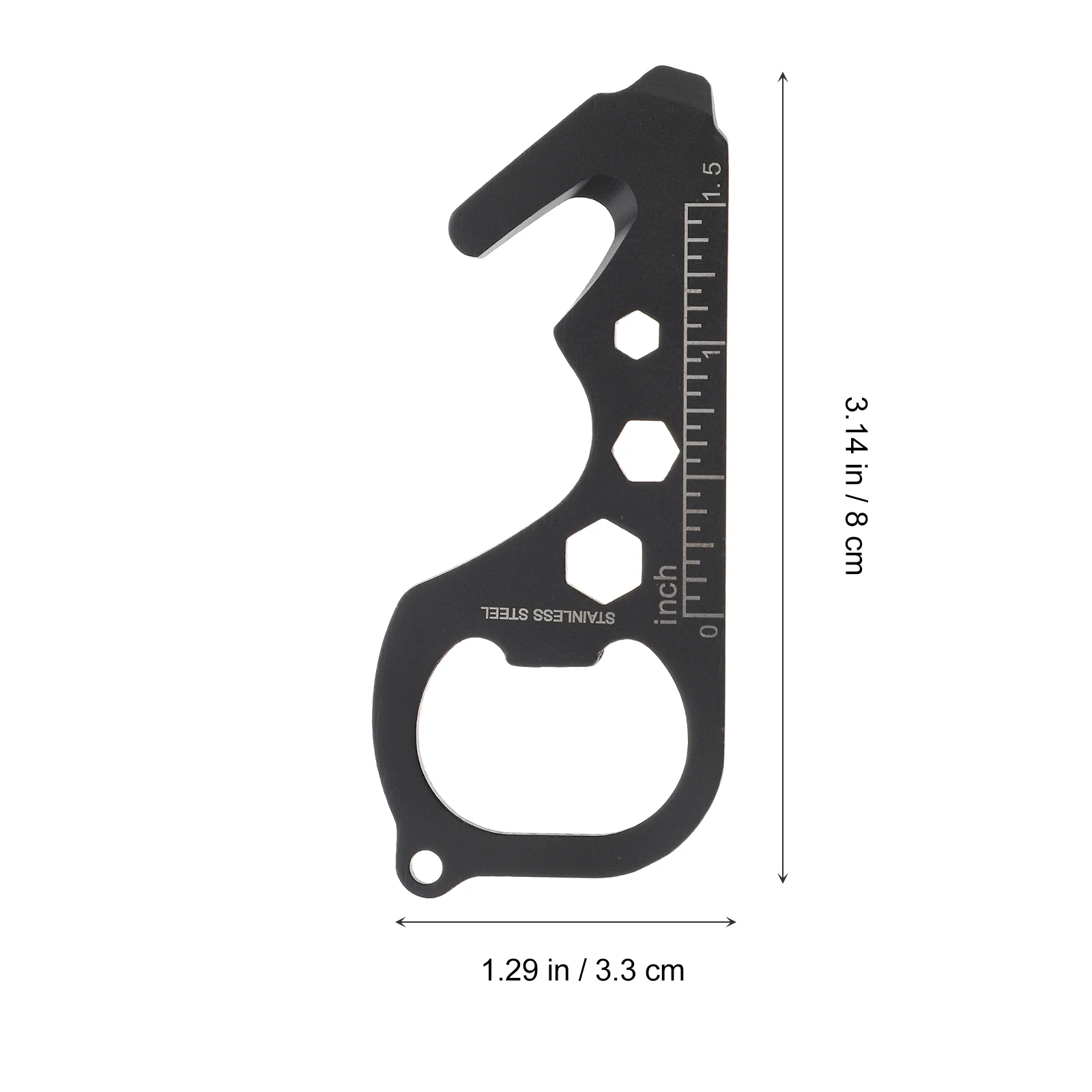 

Multipurpose Pocket Wallet Outdoor Hand Key Chain Durable Portable Multifunction Screwdriver Combination Tool Kit Travel Hiking