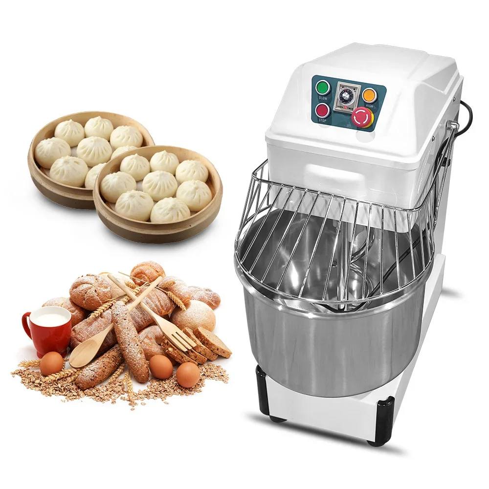 Commercial 8kg 12kg 16kg 20kg 25kg 33kg 20L - 260L Spiral Dough Mixer for Bakery Machine Bread Flour Kneading Machine