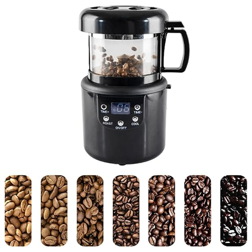 CAFEMASY Electric Coffee Roaster Machine Mini Household Air Coffee Bean Roaster Temperature Control Coffee Roasting Machine