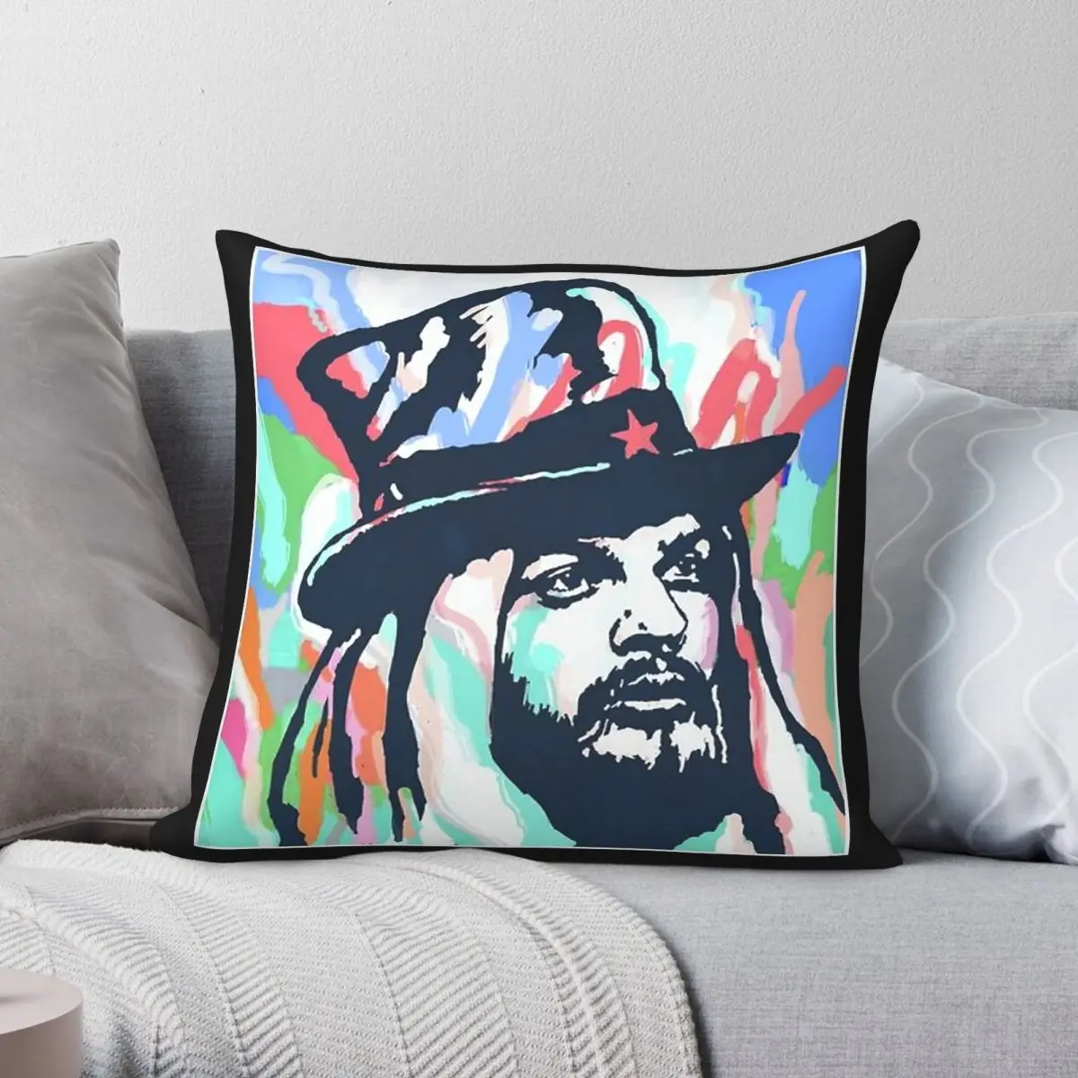 Leon Russell A Song For You Square Pillowcase Polyester Linen Velvet Printed Zip Decorative Bed