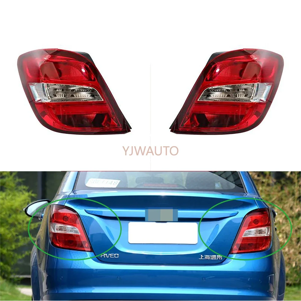 For Chevrolet Aveo 2014 2015 Sedan Tail Light Car Taillight Assembly Auto Rear Back Lamp Brake Light Turn Signal Reversing Lamp