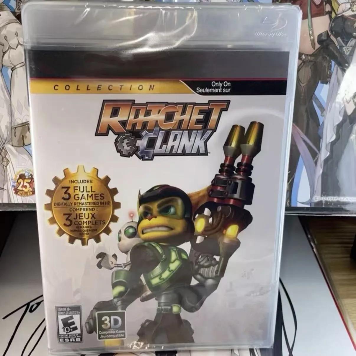 Disco de juego auténtico usado para Sony PS3: Ratchet & Clank Collection, versión estadounidense, con manual.