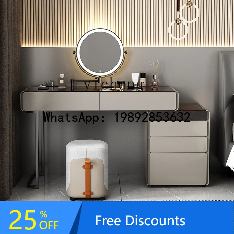 

Dresser Bedroom Simple Retractable Makeup Table Storage Cabinet Makeup Table Premium Sense