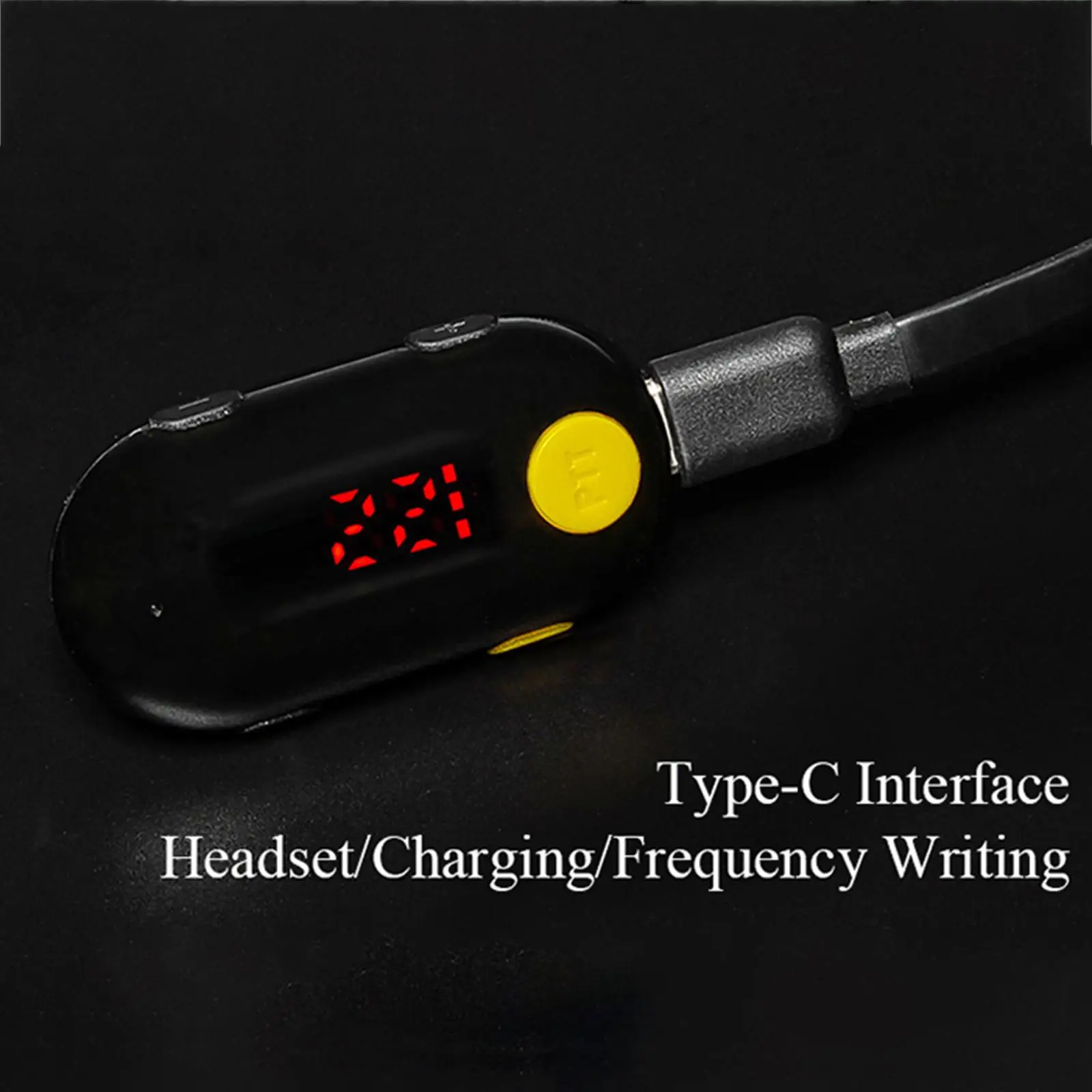 

Two Way Radio Transceiver Walkie Talkie Earpiece Headset Long Range Hands Clip