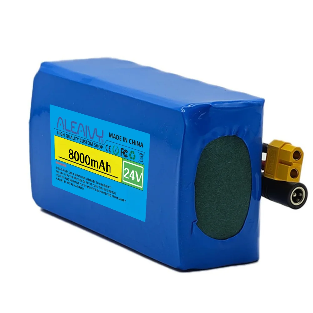 

24V 8000mAh 7S2P 18650 Lithium-ion Rechargeable Battery 29.4V 8Ah Electric Motorcycle Scooter with BMS Self Balancing Scooter