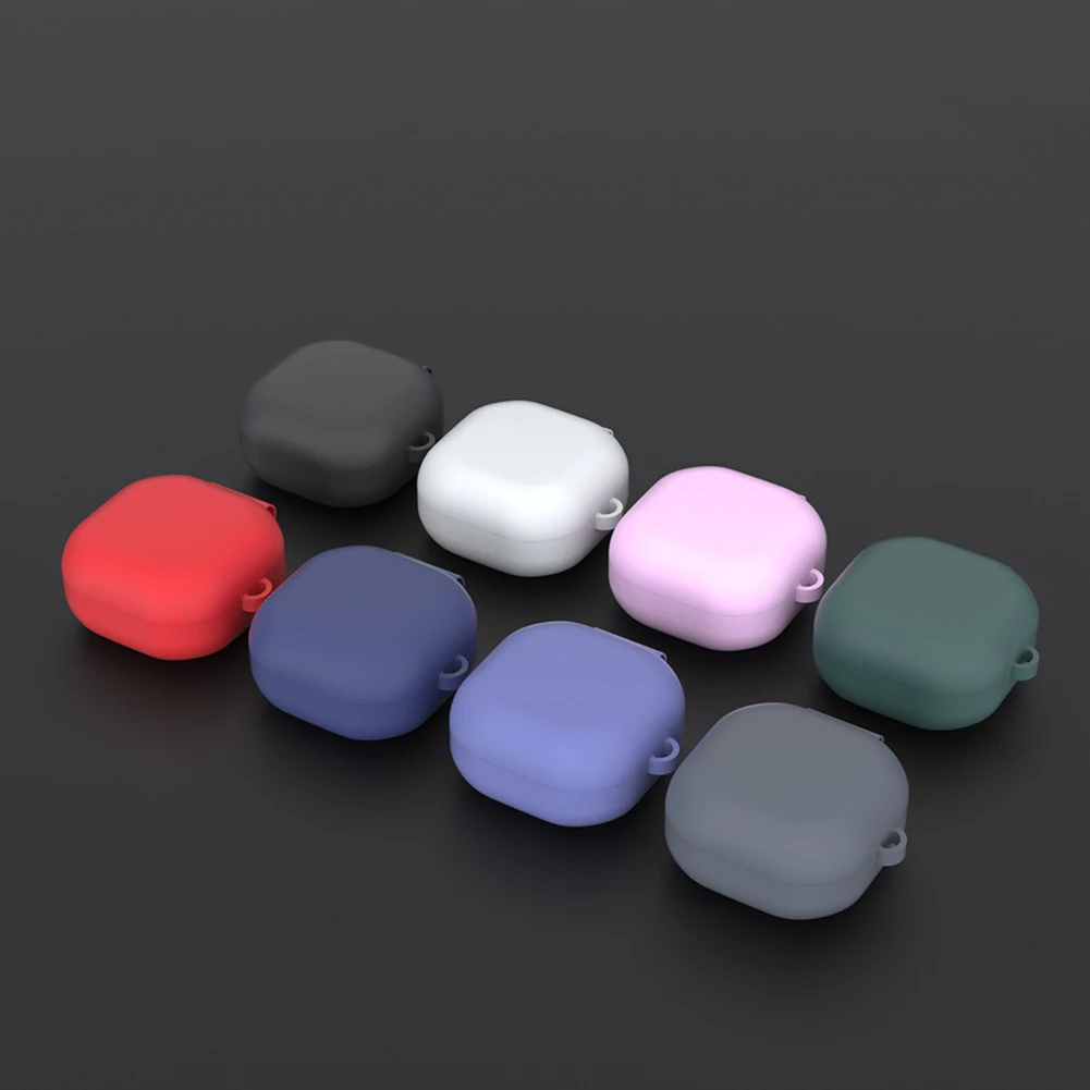 Silicone Buckle Fone de ouvido capa protetora para Samsung Buds, capa com fivela anti-queda, fone de ouvido acessórios