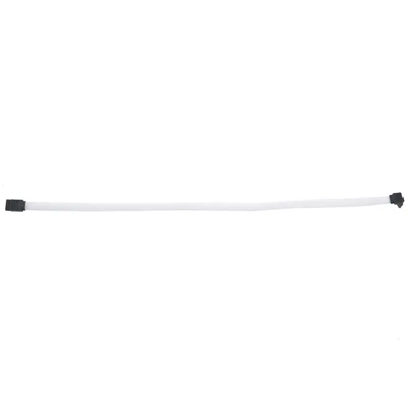 Efficient 20Pcs 50CM SATA 3.0 III SATA3 7Pin Data Cable Right Angle 6Gb/S SSD Cables HDD Hard Disk Data Cord With Nylon Sleeved