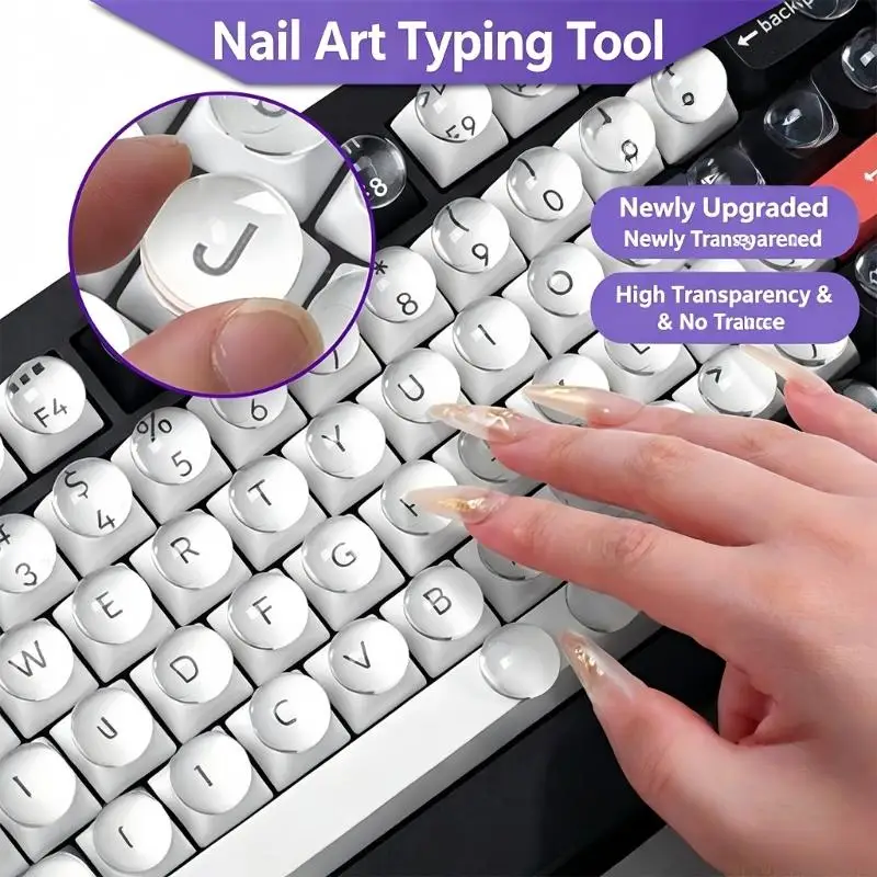 M5TD High Transparency36 PU Keyboard Stickers For Laptop Gaming And Office Use