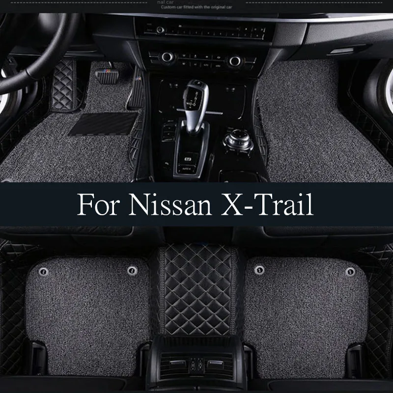 

Car Floor Mat for Nissan X-Trail Rogue ST T32 2014~2021 2015 Part Foot Panel TPE Liner Carpet Pad Custom Cover Rug trunk mat