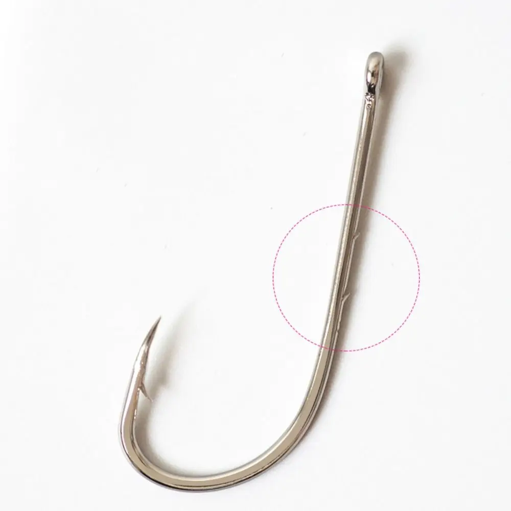 Gear Fishing Tackle Anti-Rust Double Dorsal Thorn Hook Fishing Hooks Double Bait Keeper Barbs Long Shank Fishhooks