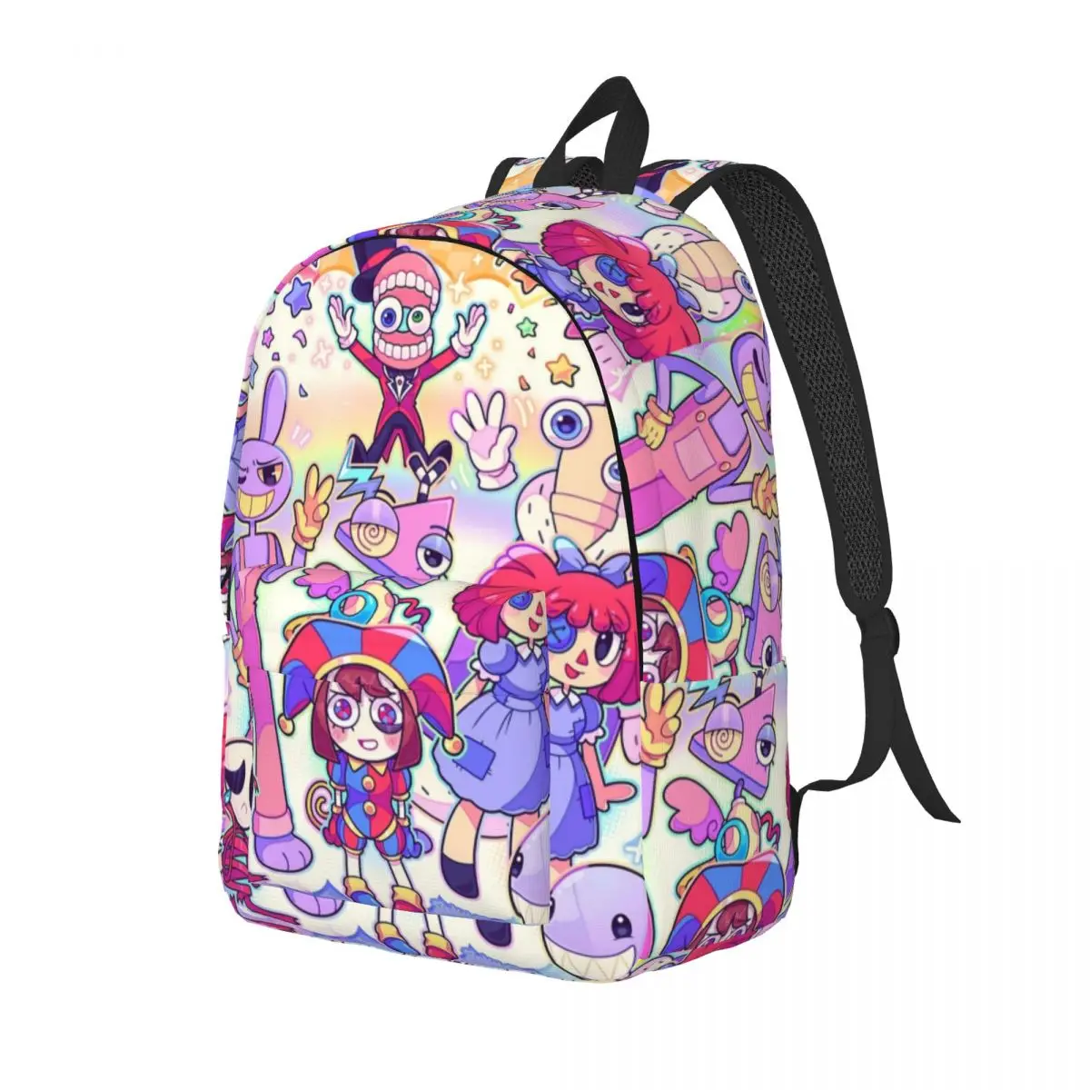 The Amazing Digital Circus Backpack for Boy Girl Kids Student School Book Bags Pomni Jax Daypack Preschool Primary Bag Outdoor