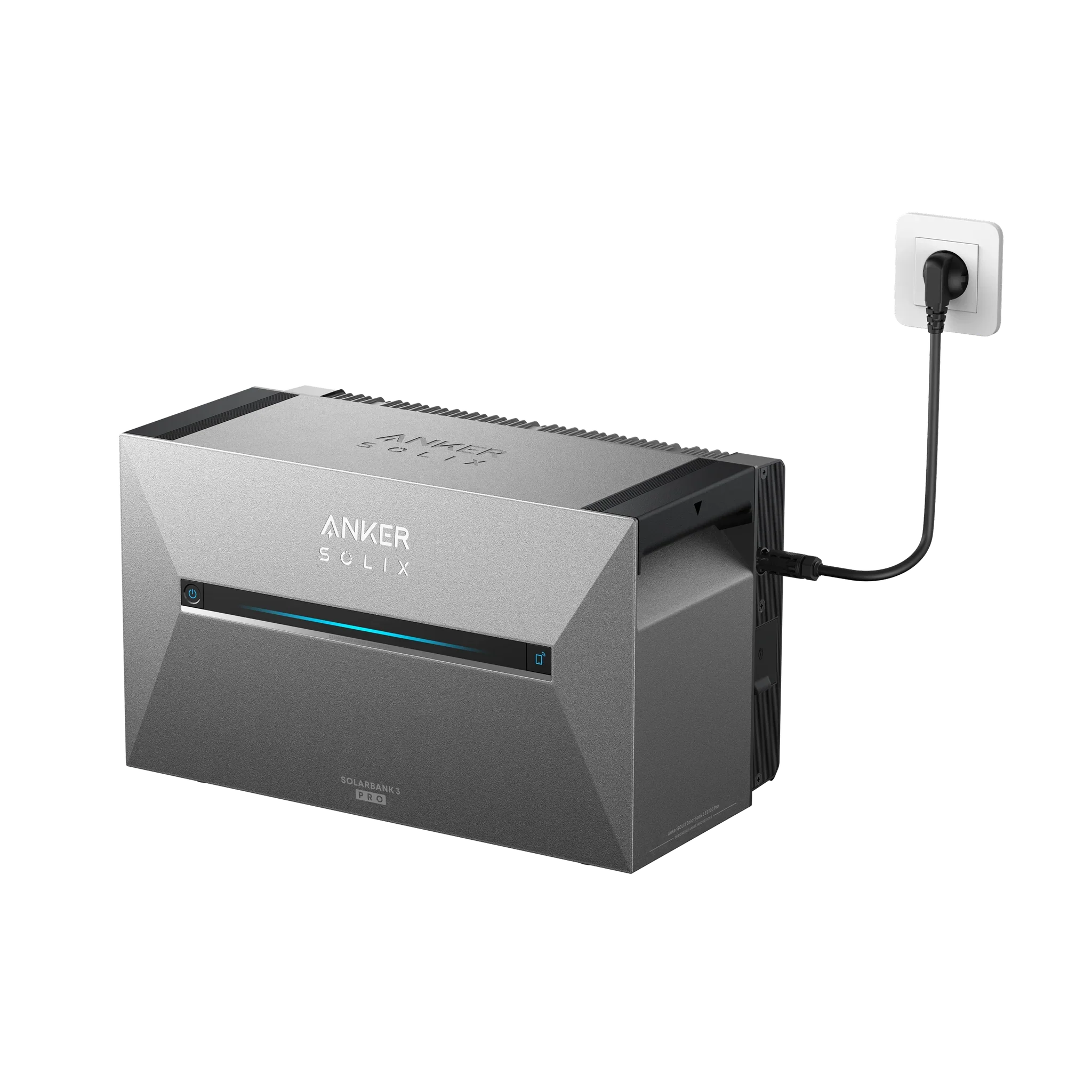 Anker SOLIX Solarbank 3E2700 Pro, balcony power plant memory 2688Wh LiFePO4, 4 MPPTs (3600W), up to 16kWh capacity, 1200W bidirectional, Anker Intelligence, Plug & Play