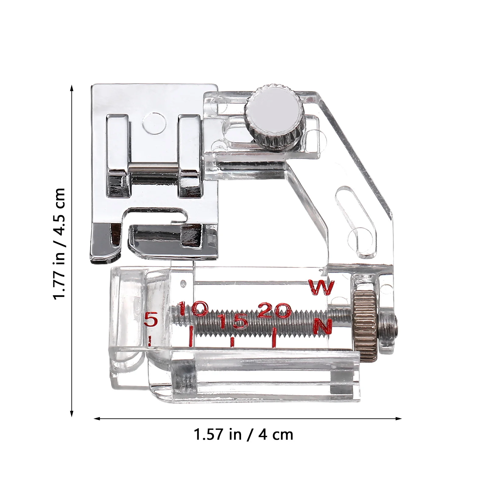 قطعة قدم الضغط في ماكينة الخياطة لآلة الخياطة، محول قدم ربط الشريط المحمول متوافق مع Singer Brother