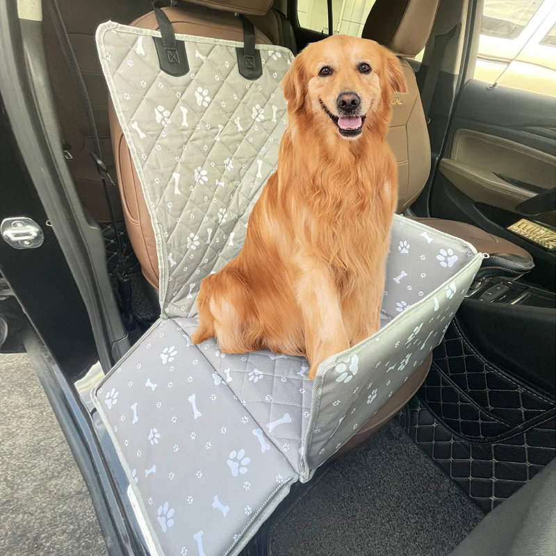 Print Pet Dog Carrier Car Seat Cover Carry Cat Puppy Bag Car Travel Folding Hammock Waterproof Dogs Basket Pet Carriers