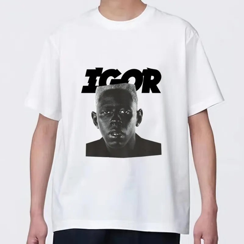 Tyler the Creator IGOR T Shirt Men Couple Combination Clothes Short Sleeve Collar Fashion woman Cotton