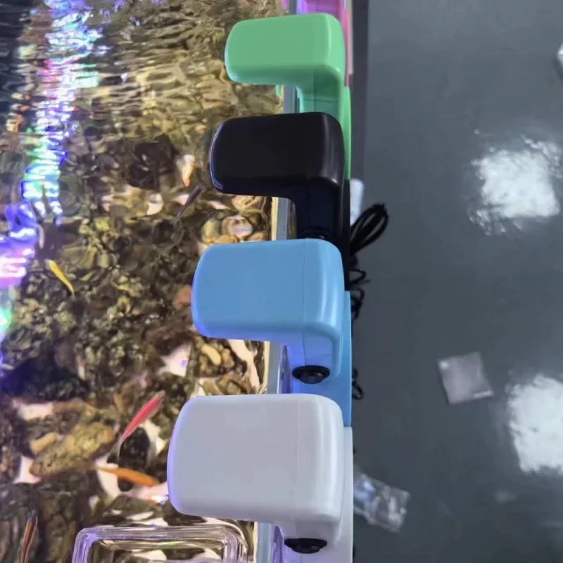 مروحة تبريد حوض السمك USB صغيرة صامتة مع وحدة تحكم في درجة الحرارة الخارجية، أداة نظام تبريد سخان تررم الزواحف لـ