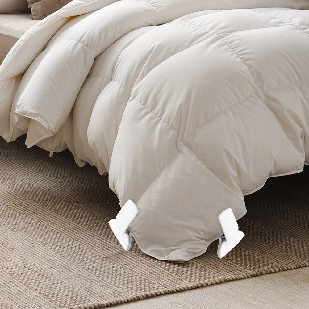 6/12Pack Padded Comforter Clips Duvet Clips White Blanket Fasteners Prevents Comforters From Moving Inside Duvet Cover