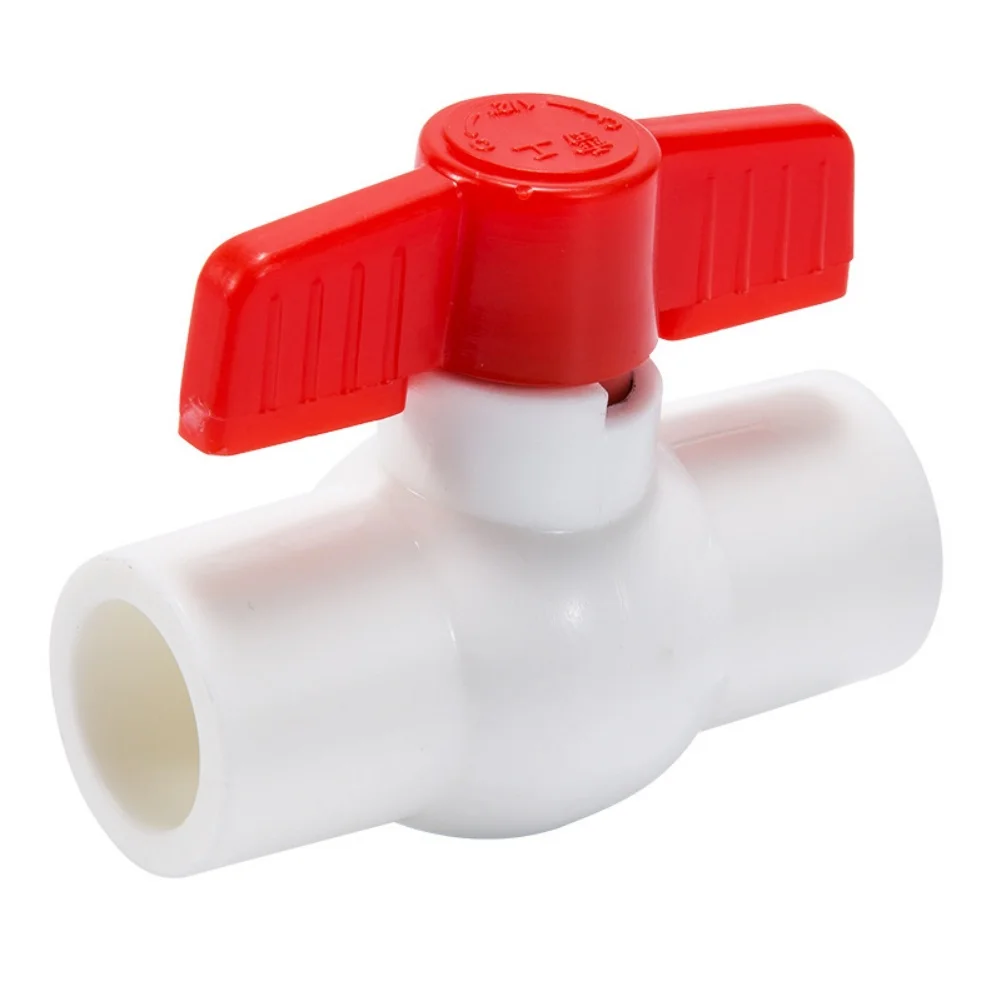 Plastic switch valve for PPR plumbing pipes water pipe fitting accessory for controlling water flow in irrigation and heating