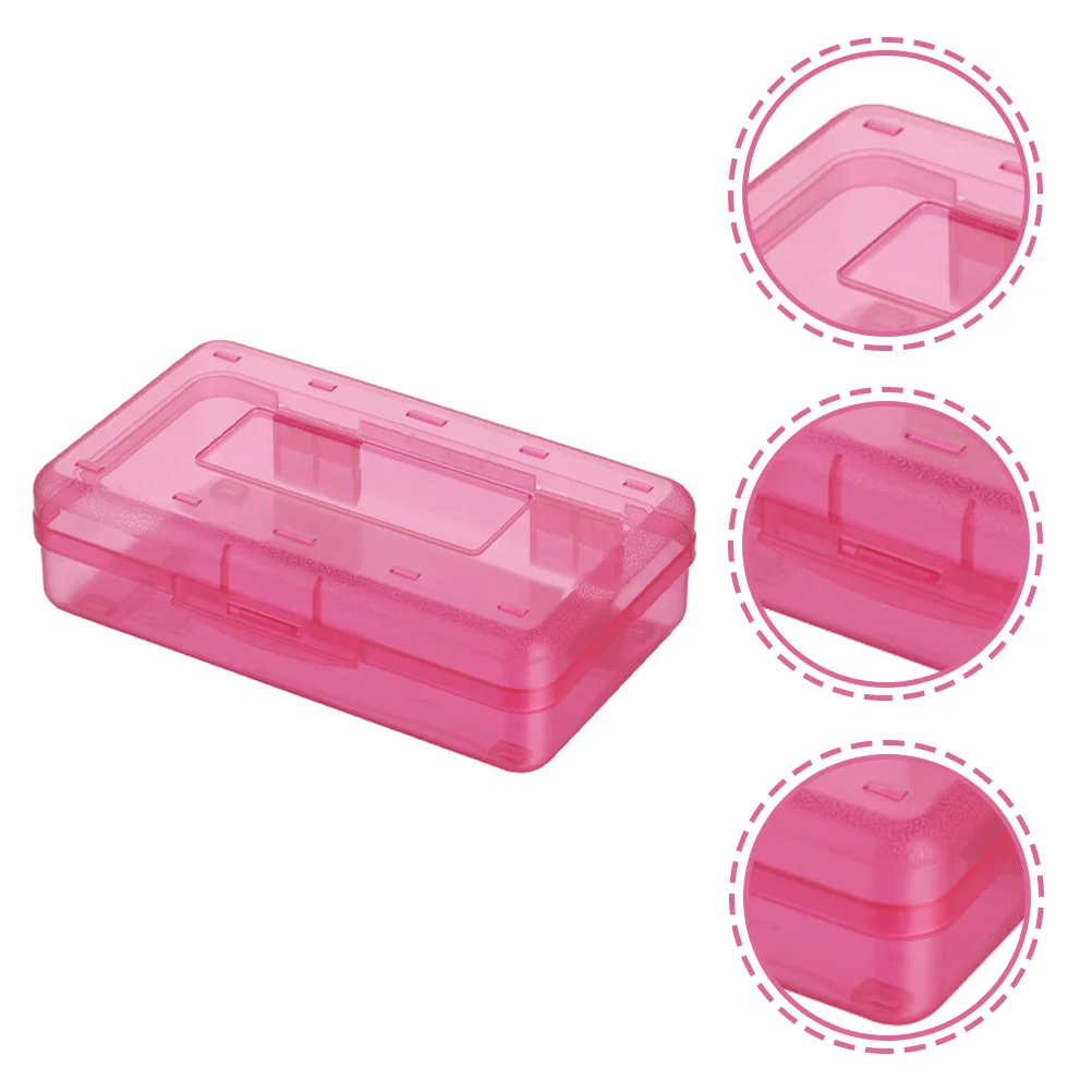 

Plastic Pencil Storage Case Pen Organizer Portable Lightweight Pencil Box for Kids Students School Supplies Pen Case