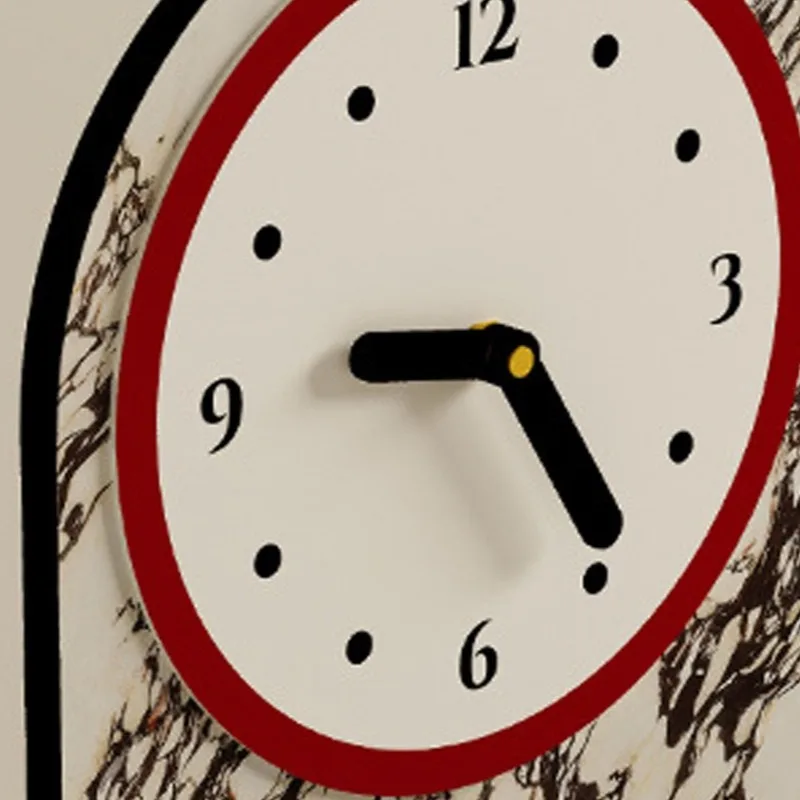 Modern Table Clocks Creative Arch Shape Acrylic Stylish Silent Table Clocks Luxury Simple Desktop Ornament Bedroom Decoration