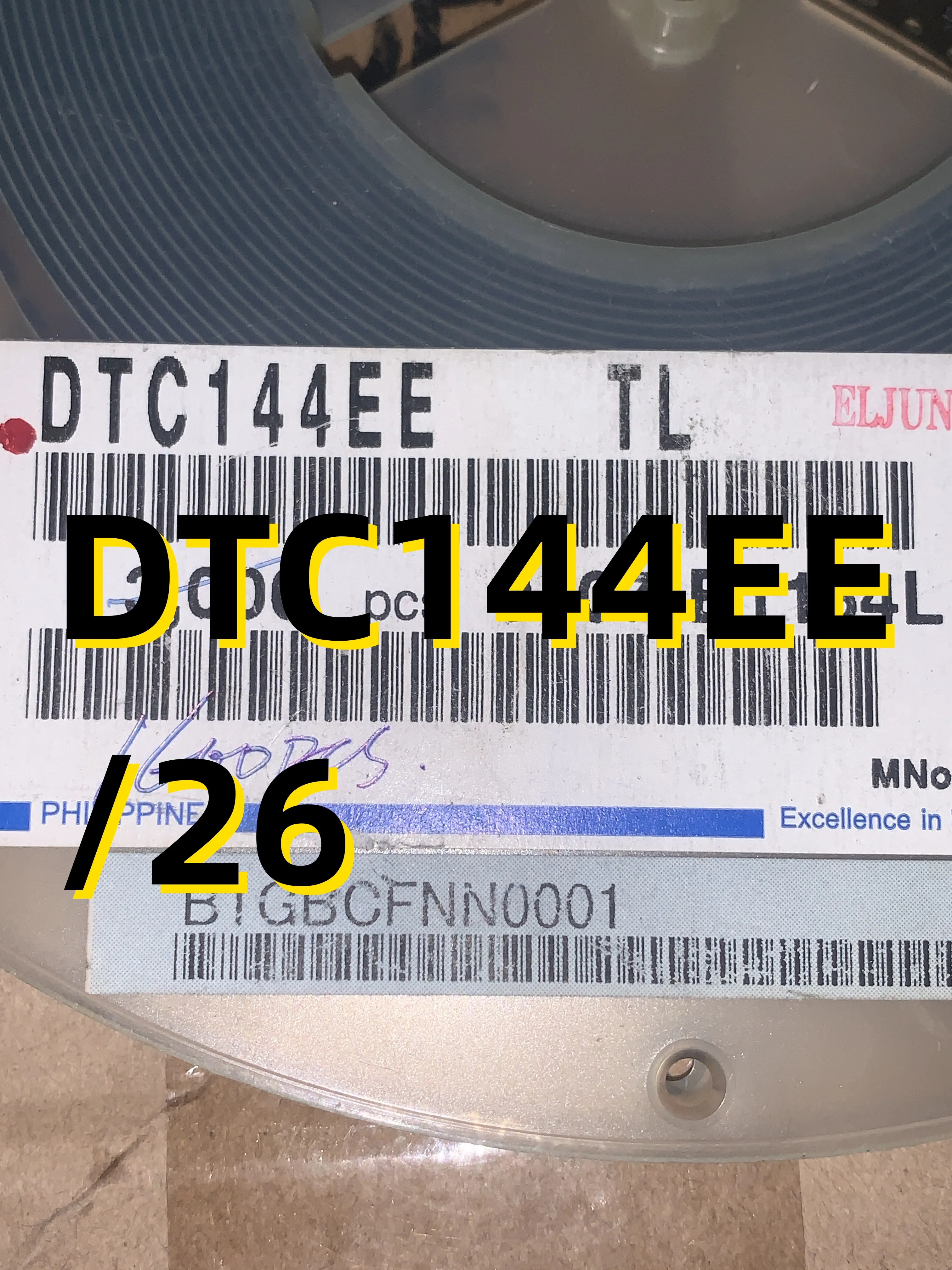 10pcs  DTC144EE /26