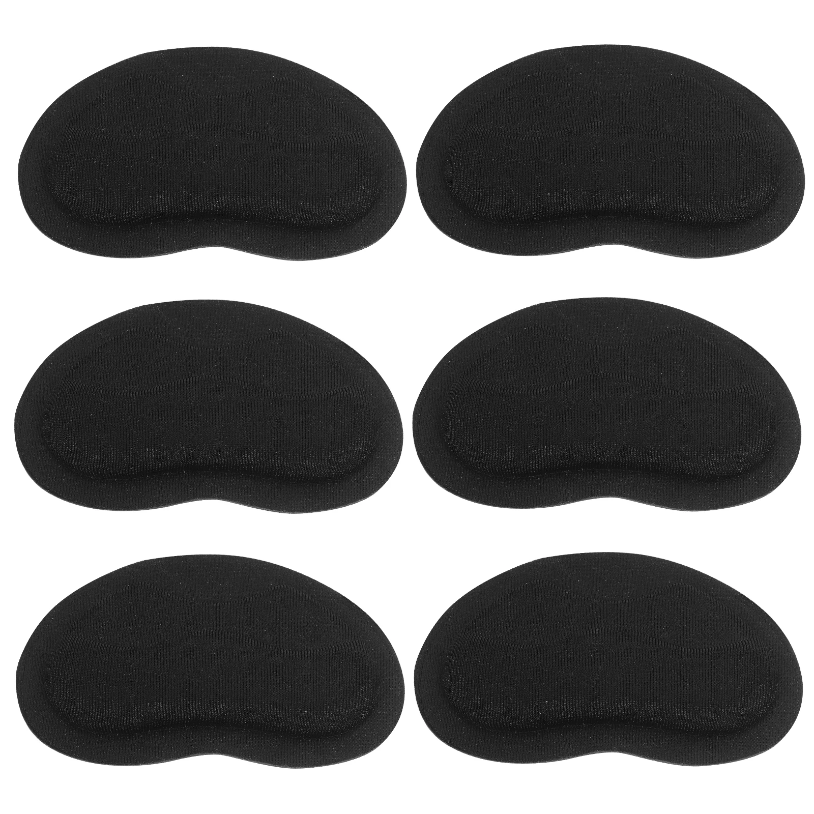 

3 Pairs Black Anti Slip Heel Pads for Loose Shoes Women Foot Protectors Cushions Comfortable Wear Resistant Inserts