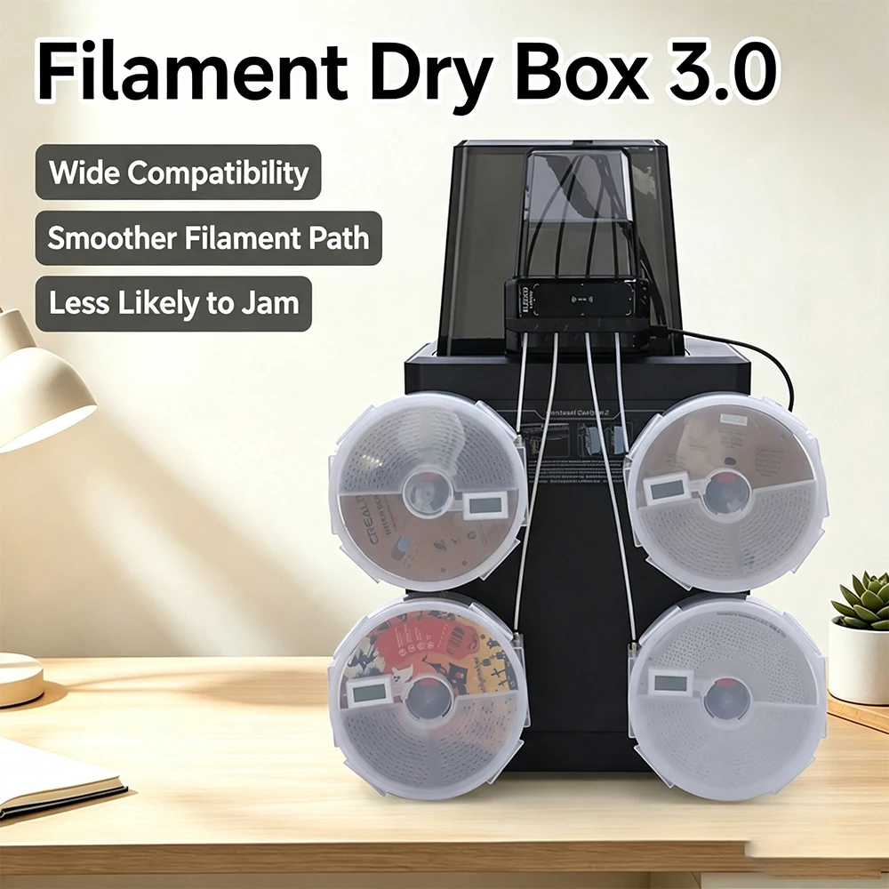 3D Printing Deck Box - 3D-Drucker Filament Trockenbox 3.0 Luftdicht Wandmontage