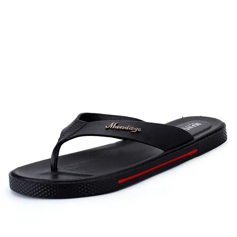 

Новые летние мужские тапочки-стринги, корейская версия, домашние нескользящие мягкие сандалии на плоском каблуке Beach oes, мужские шлепанцы