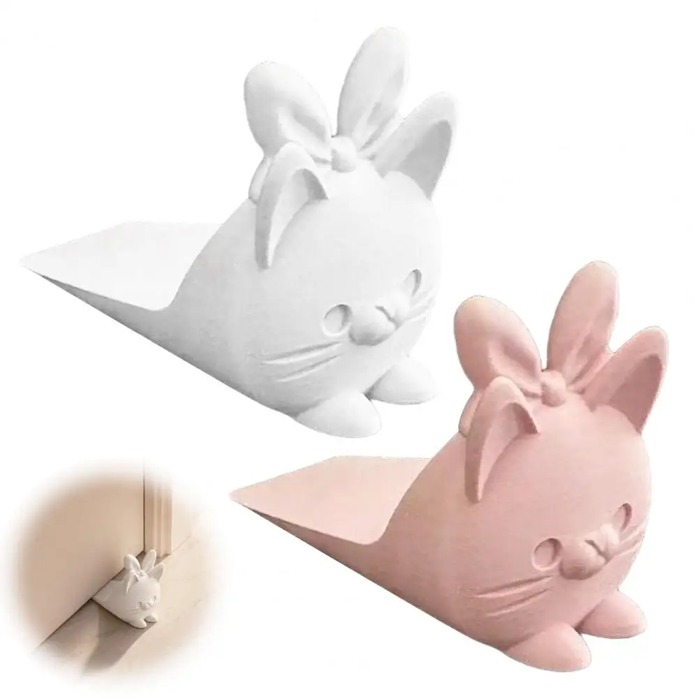 3d Printed Doorstop Anti-collision Door Stopper 3d Printed Cat Door Stopper Wedge Non-slip Windproof Doorstop for Home Floor