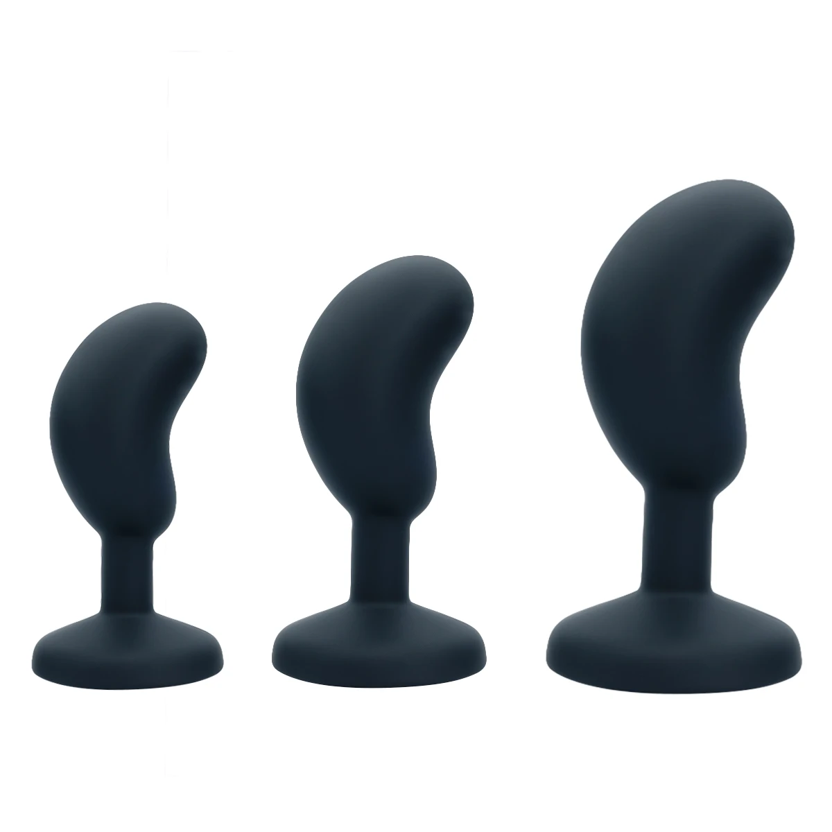 المكونات الشرج 3 حجم سيليكون سدادة المؤخرة محفز Analplug الجنس لعب جهاز تدليك للبروستاتا بوتيسد الجنس لعب للرجال النساء الأزواج #3