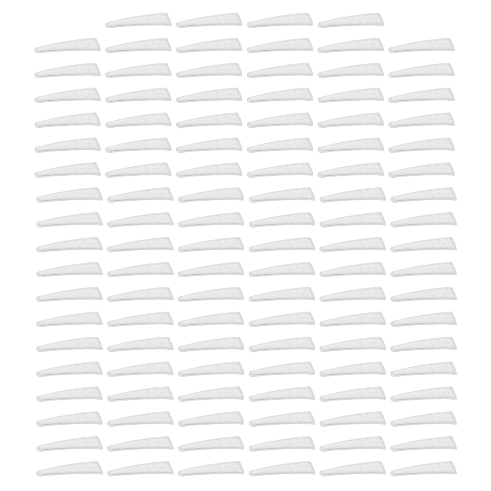 

100pcs Bend Tweezer Tips Covers Soft Silicone Protective Sleeves for Manicure Tools Nail Nipper Cover Stainless Steel