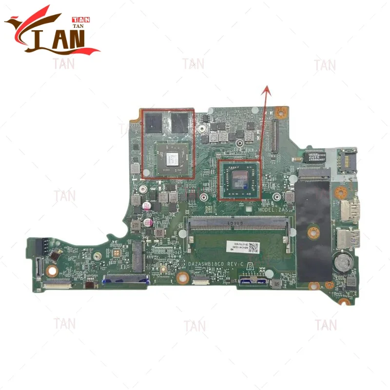 DAZASMB18C0 para la placa base del ordenador portátil Acer ASPIRE A315-21G A315-31 con CPU E2/A6/A9 DDR3 100% probado envío rápido TT