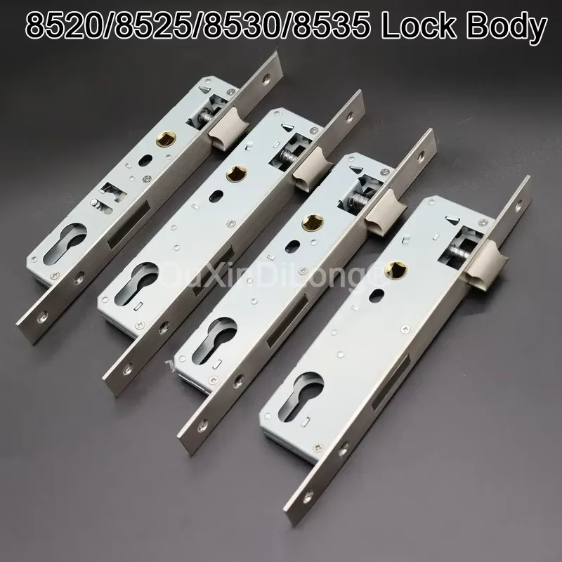 10PCS Aluminum Doors Lock Body Metal Door Narrow Lock Body 8520/8525/8530/8535 Balcony Lock Body Hardware Fittings GF1059