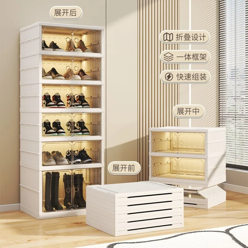 custom. [2807 People Collected] Foldable No-Installation Household Shoe Rack Home Use, Suitable Guesthouses and Rentals,
