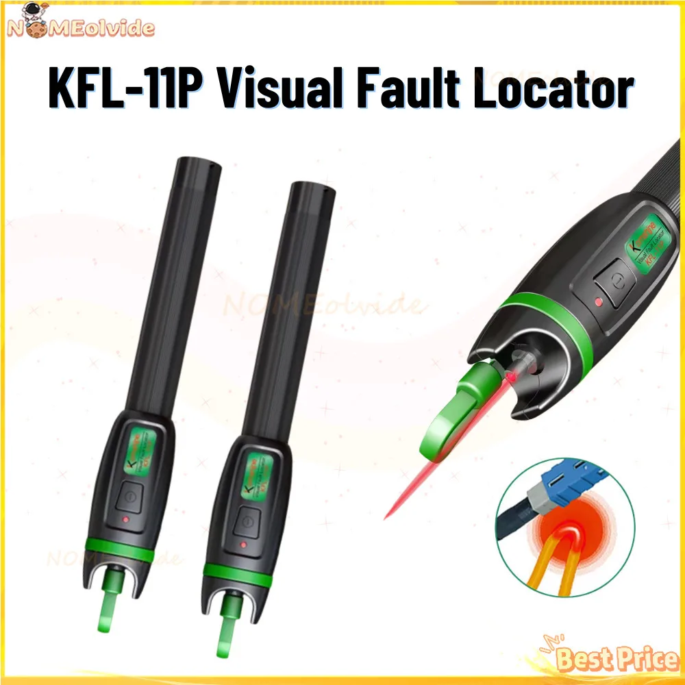 KFI-11 Visual Fault Locator Komshine KFL-11P 10 20 30Mw 20Km Pen Type VFL Optional LC Connector