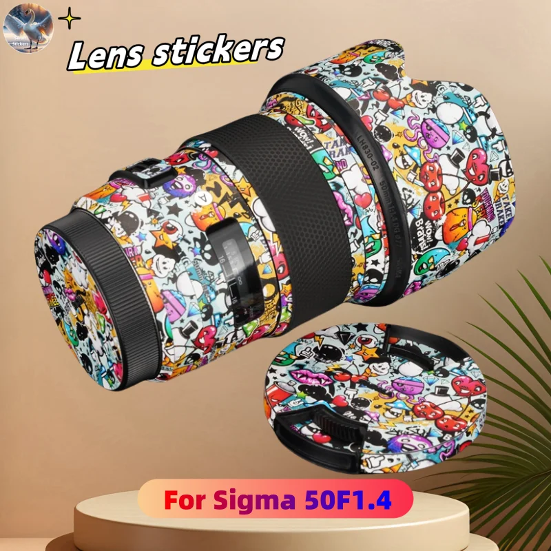 

for Sigma 50F1.4 Camera Lens stickers, precision cut wear-resistant protective film, DIY skin