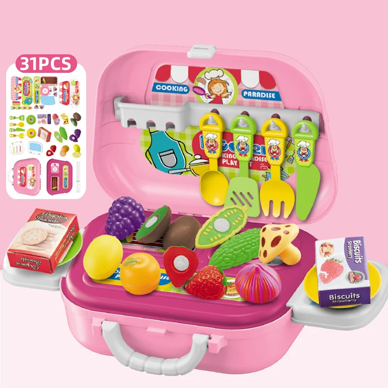 Children Over the Home Toys Various Theme Sets Educational Parent-Child Interactive Tools Kitchenware Medical Tools Handbag Gift