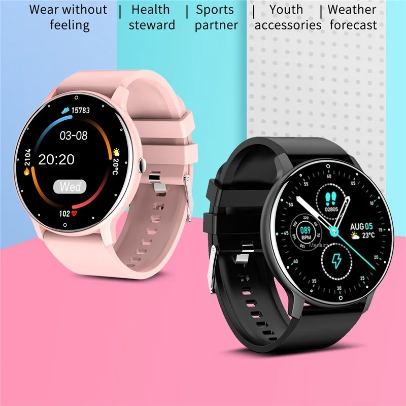 

Smart Watch ZL02D Women Smart band Watch Real-time Weather Forecast Activity Tracker Watches Heart Rate Monitor Sports Ladies S