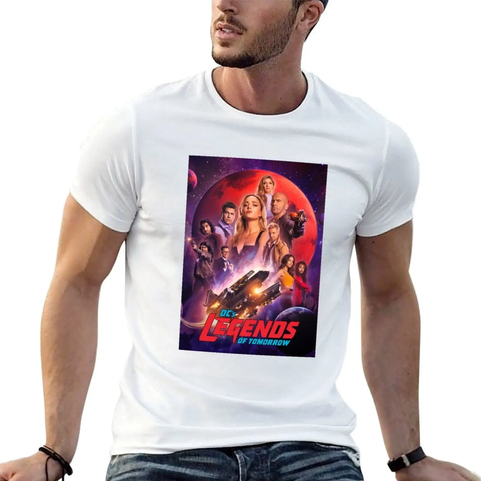 Legends Of Tomorrow Season 6 T-Shirt anime tshirt black cotton t-shirt plain for man package man t shirt summer T-shirt