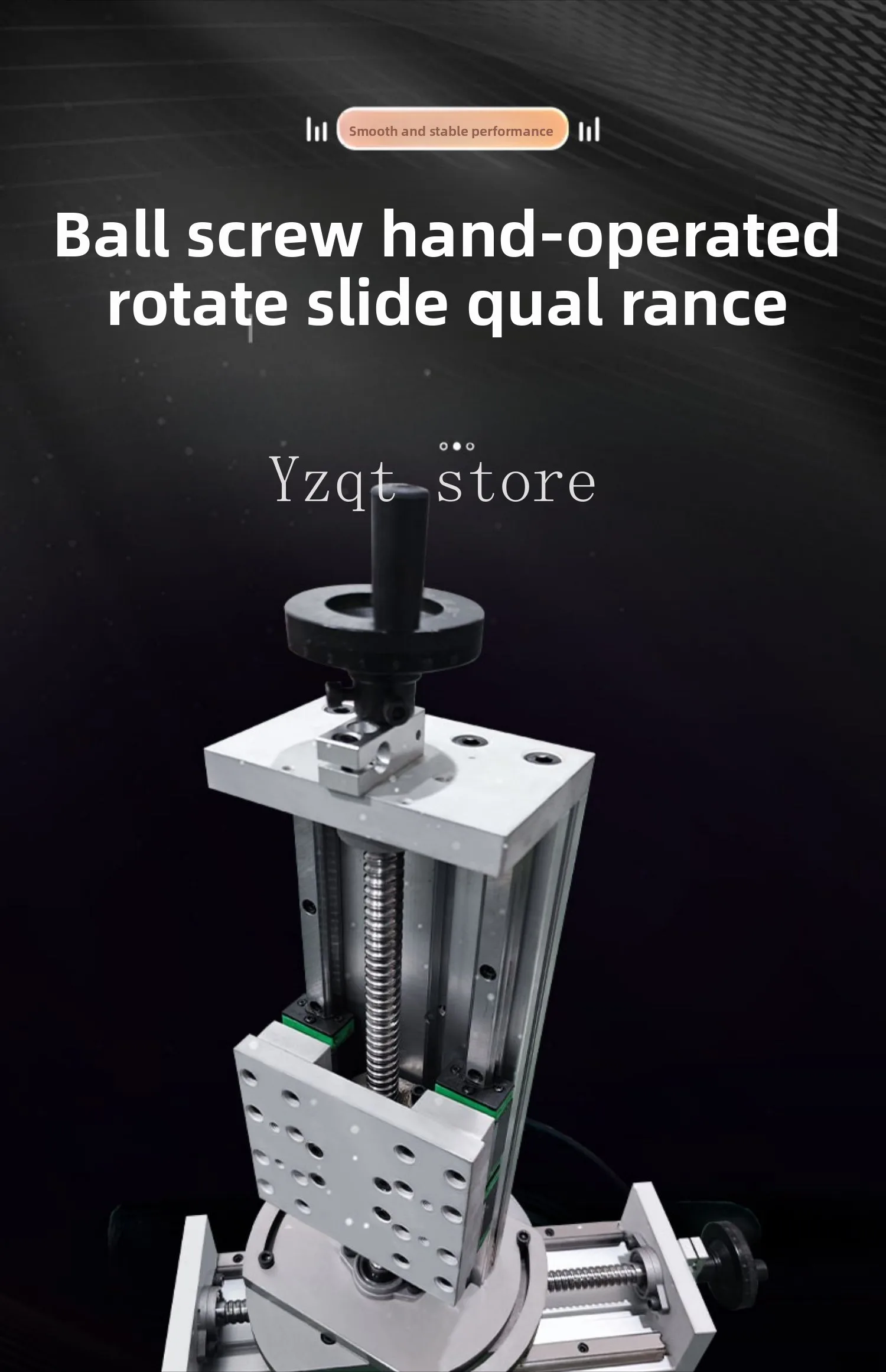 Manual Lifting Rotary Slide Linear Ball Module Hand Trapezoidal Screw XYZ Cross Precision Guide Digital Display
