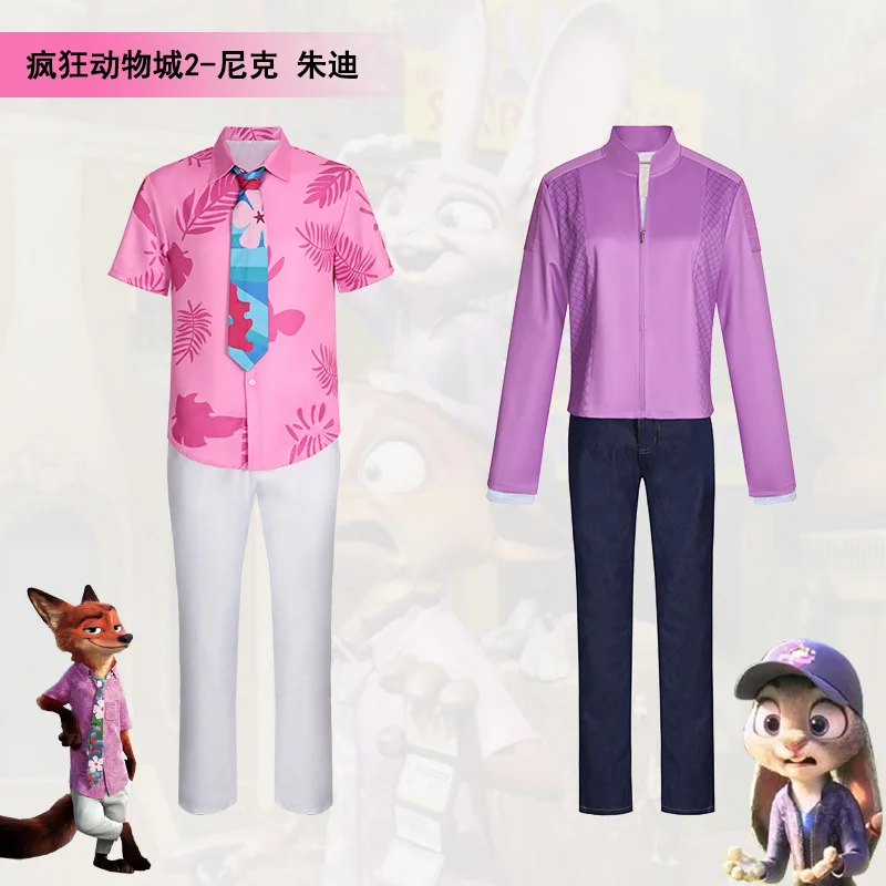 

Cartoon Movies Zootopiaing 2 Cosplay Judy Officer Rabbit Costumes Women Tracksuit Halloween Carnival Party Cosplays Judy Outfit