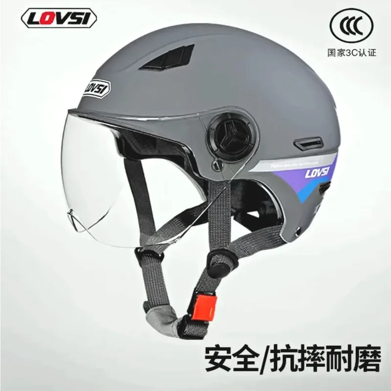 Casco De moto De cara abierta, protector De cabeza Retro, certificación DOT, Vintage, Verano