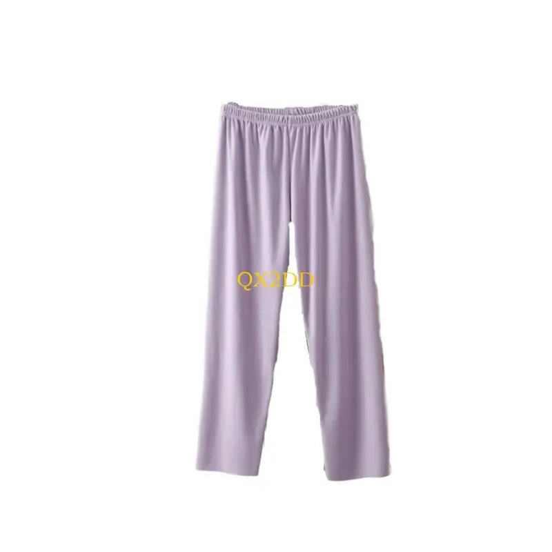 ملابس منزلية مرنة للحمل من الأكريليك QX2D، تصميم سهل العناية، سروال ضيق مريح
