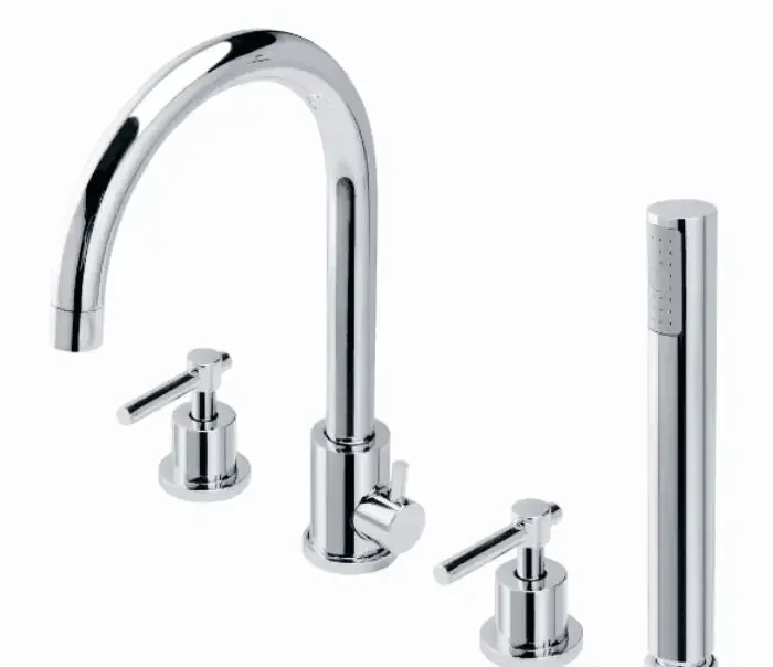 

four-piece Bathtub Faucet Full Three-hole Separation Split Bath Tub BF999