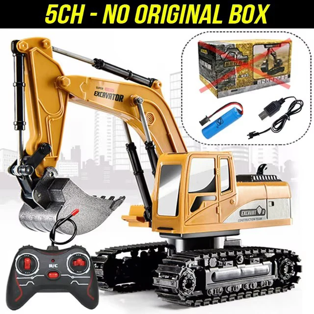 RC Graafmachine 2,4 Ghz 6 Kanaals 1:24 RC Techniek Auto Legering En Plastic Graafmachine Jongen Speelgoed 6CH En 5CH RTR Voor Kid Kerstcadeau