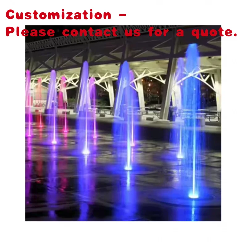 custom.Outdoor Program Fountain Large Lake Stage Show Rain Curtain Room Flash Wall
