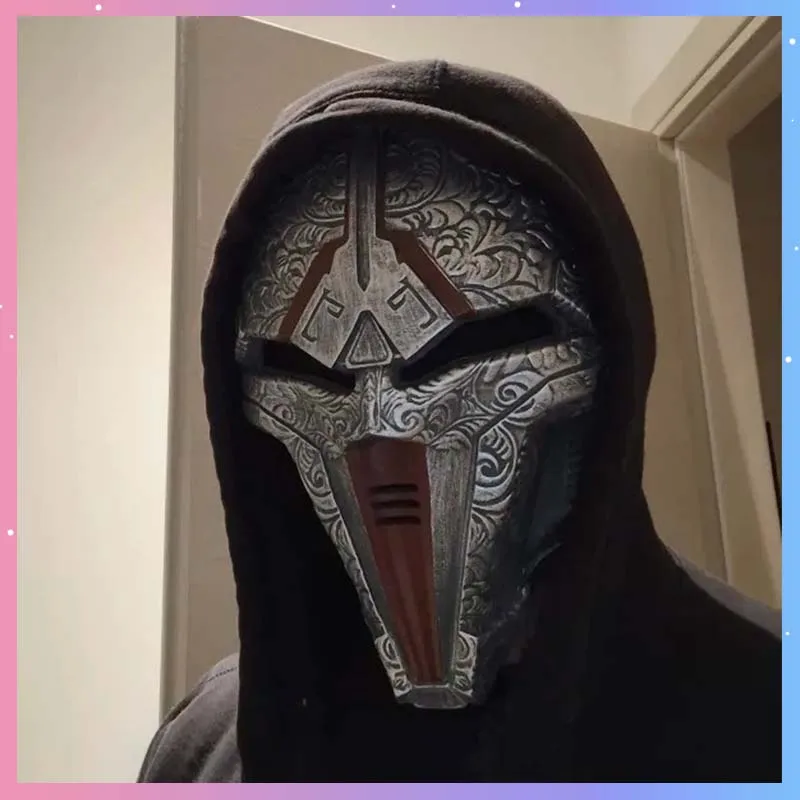 

Sith Mask Cosplay Darth Vader Stars Soldier Costume 1:1 Wearable Mask Halloween Comic-Con Party Carnival Props Adult Man Gift