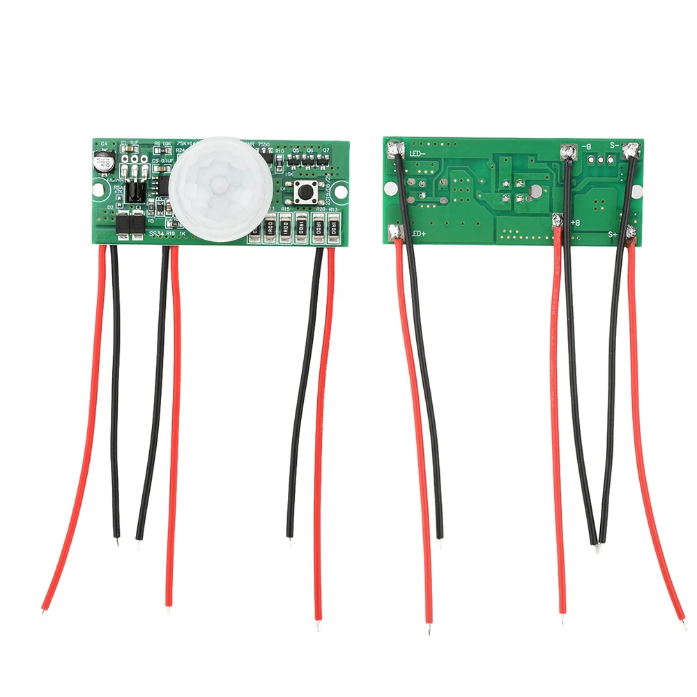 التحكم عن بعد + جسم الإنسان التعريفي ضوء الشمس لوحة دوائر كهربائية 3.2V3.7V الشمسية المتكاملة ضوء الشارع لوحة تحكم