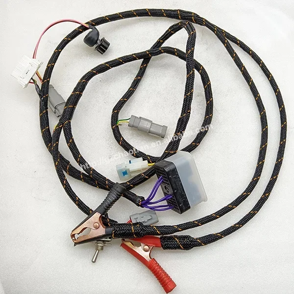 Engine Test Cable 4D95-5 Diesel Engine Parts PC130-8 Excavator 4D95 Engine Test Harness